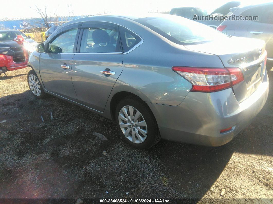 2014 Nissan Sentra S/sv/sr/sl Light Blue vin: 3N1AB7AP1EL668941