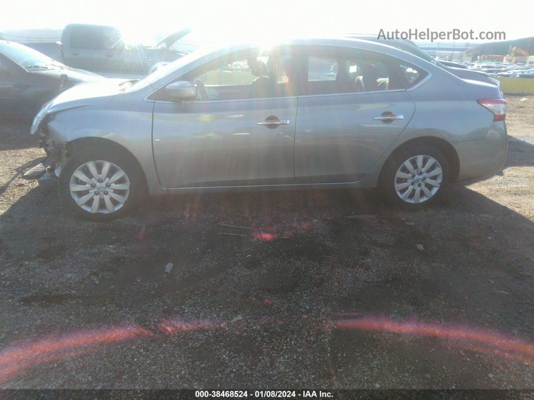 2014 Nissan Sentra S/sv/sr/sl Light Blue vin: 3N1AB7AP1EL668941