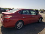 2014 Nissan Sentra S Темно-бордовый vin: 3N1AB7AP1EL680152