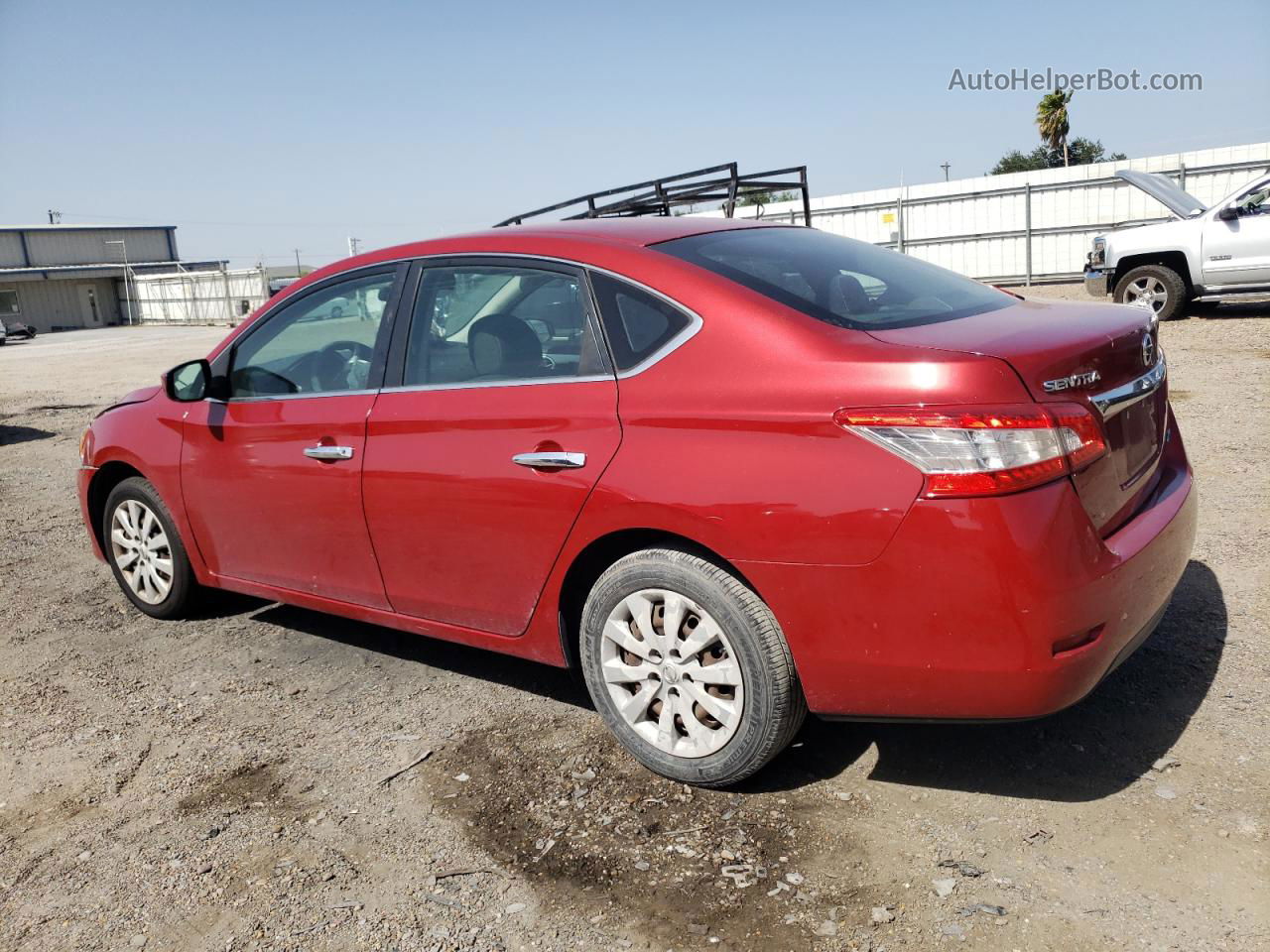 2014 Nissan Sentra S Темно-бордовый vin: 3N1AB7AP1EL680152