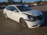 2014 Nissan Sentra S White vin: 3N1AB7AP1EL685321