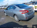 2014 Nissan Sentra S Silver vin: 3N1AB7AP1EL692219