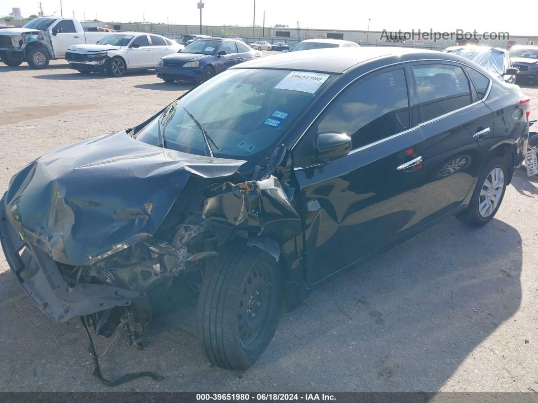 2014 Nissan Sentra Sv Black vin: 3N1AB7AP1EY299842