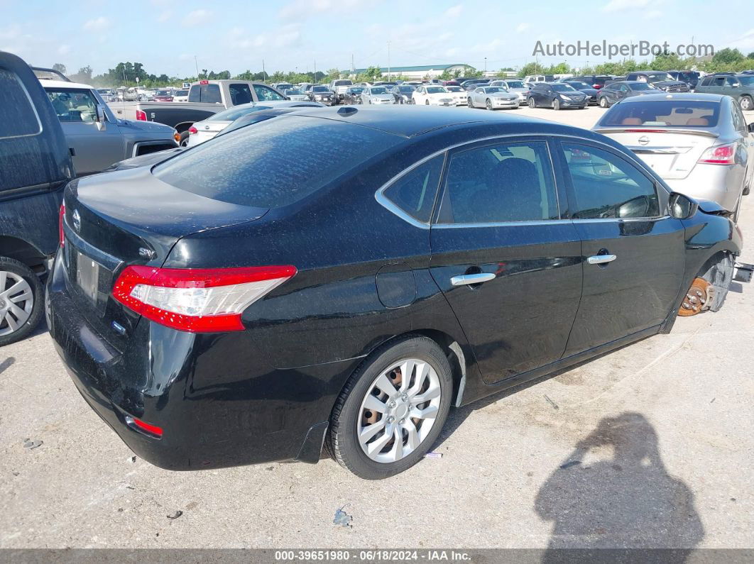 2014 Nissan Sentra Sv Черный vin: 3N1AB7AP1EY299842