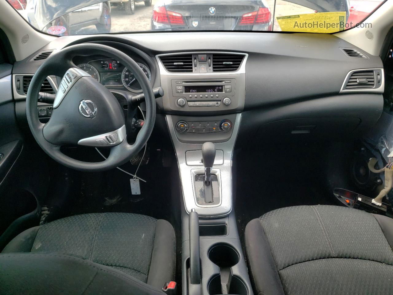 2014 Nissan Sentra S Черный vin: 3N1AB7AP1EY322312