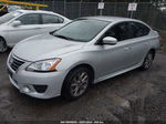 2014 Nissan Sentra Sr Silver vin: 3N1AB7AP1EY327980