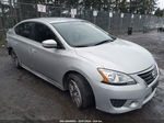 2014 Nissan Sentra Sr Silver vin: 3N1AB7AP1EY327980