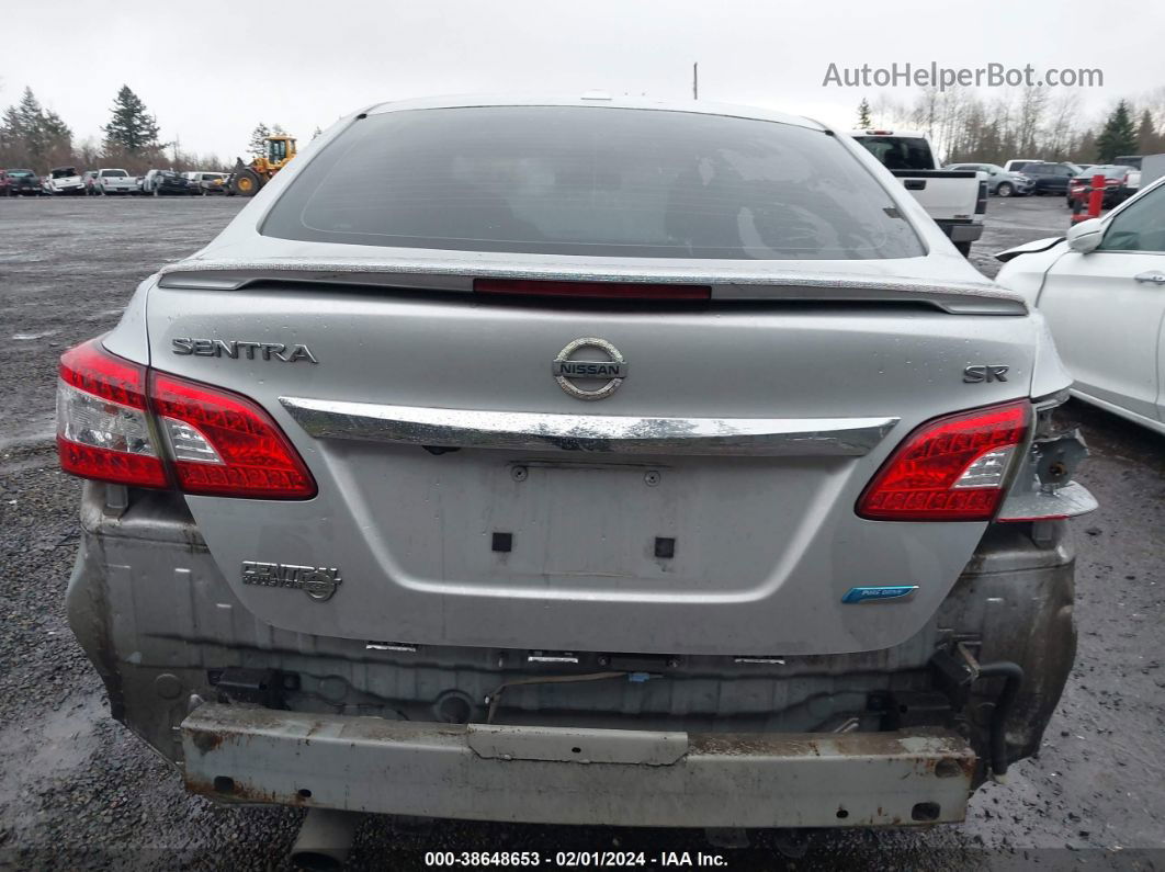 2014 Nissan Sentra Sr Silver vin: 3N1AB7AP1EY327980