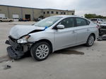 2014 Nissan Sentra S Silver vin: 3N1AB7AP1EY340308