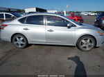 2015 Nissan Sentra Fe+ S/s/sl/sr/sv Silver vin: 3N1AB7AP1FL630126