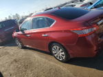 2015 Nissan Sentra S Красный vin: 3N1AB7AP1FL657942