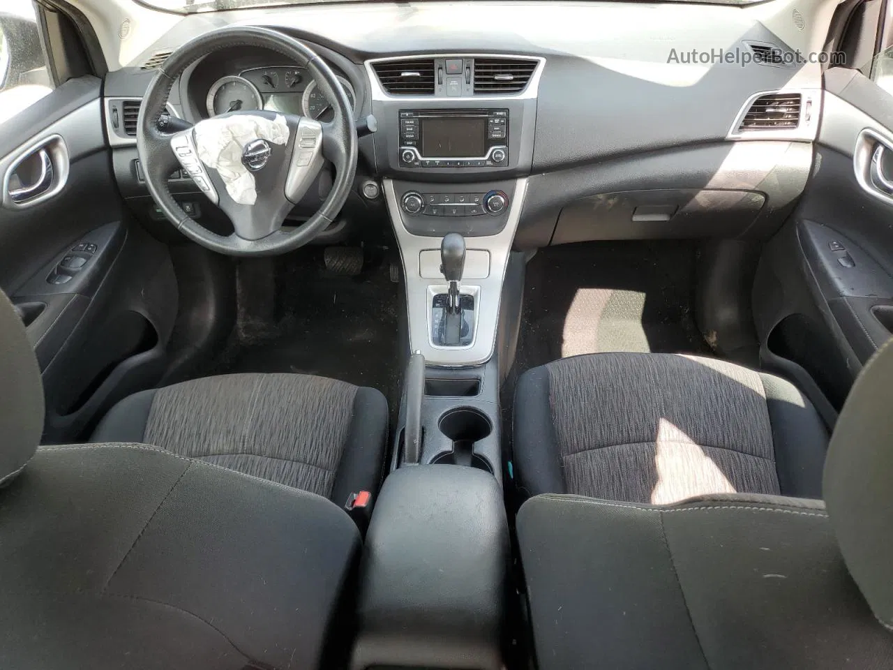 2015 Nissan Sentra S Серый vin: 3N1AB7AP1FL685871