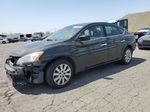 2015 Nissan Sentra S Черный vin: 3N1AB7AP1FY218839