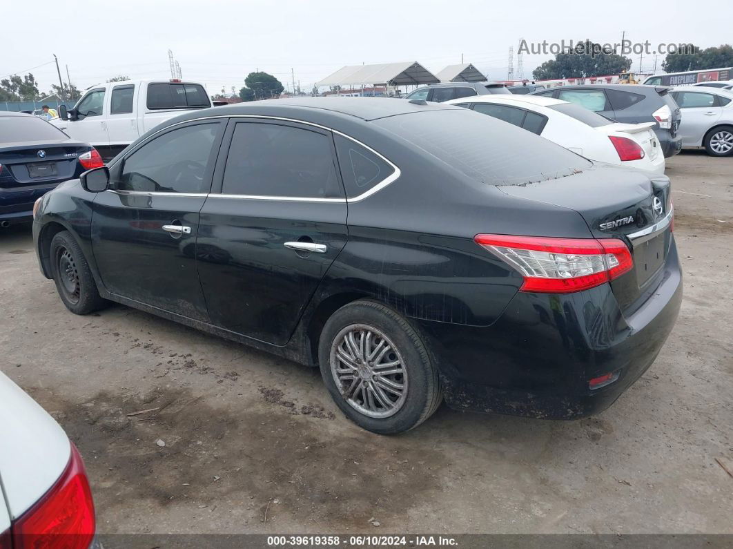 2015 Nissan Sentra Fe+ S/s/sl/sr/sv Black vin: 3N1AB7AP1FY231395