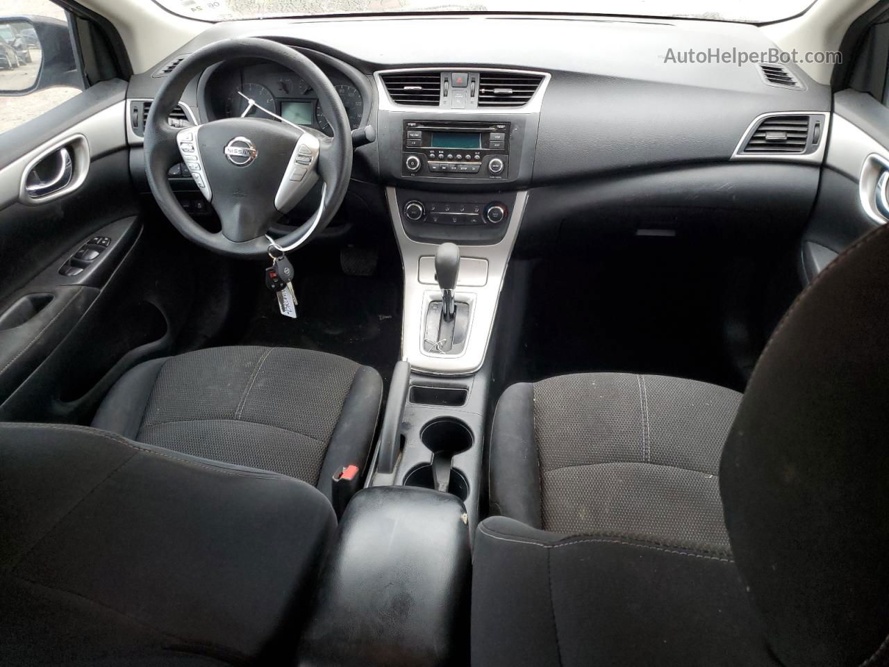 2015 Nissan Sentra S Серый vin: 3N1AB7AP1FY281830