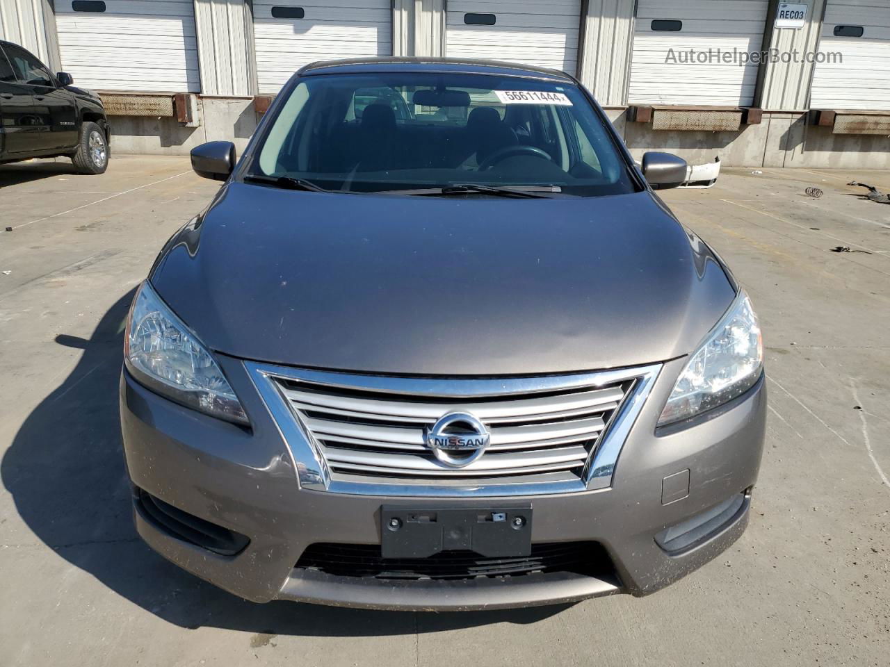 2015 Nissan Sentra S Бежевый vin: 3N1AB7AP1FY295663