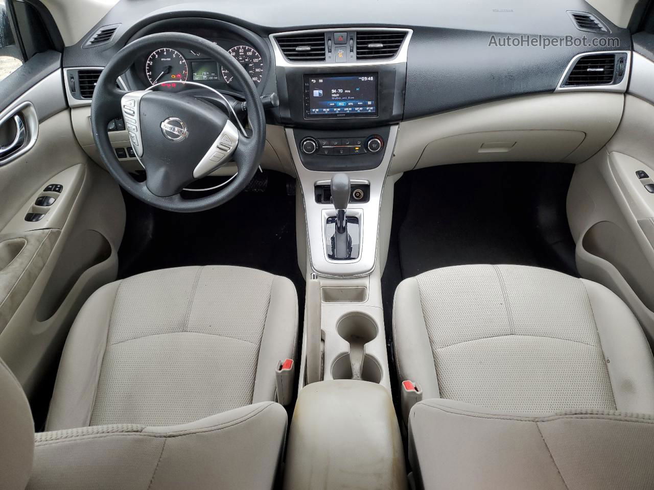 2015 Nissan Sentra S Белый vin: 3N1AB7AP1FY312512