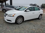 2015 Nissan Sentra S White vin: 3N1AB7AP1FY312512