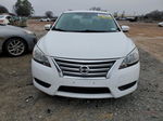 2015 Nissan Sentra S White vin: 3N1AB7AP1FY312512