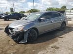 2015 Nissan Sentra S Gray vin: 3N1AB7AP1FY348054