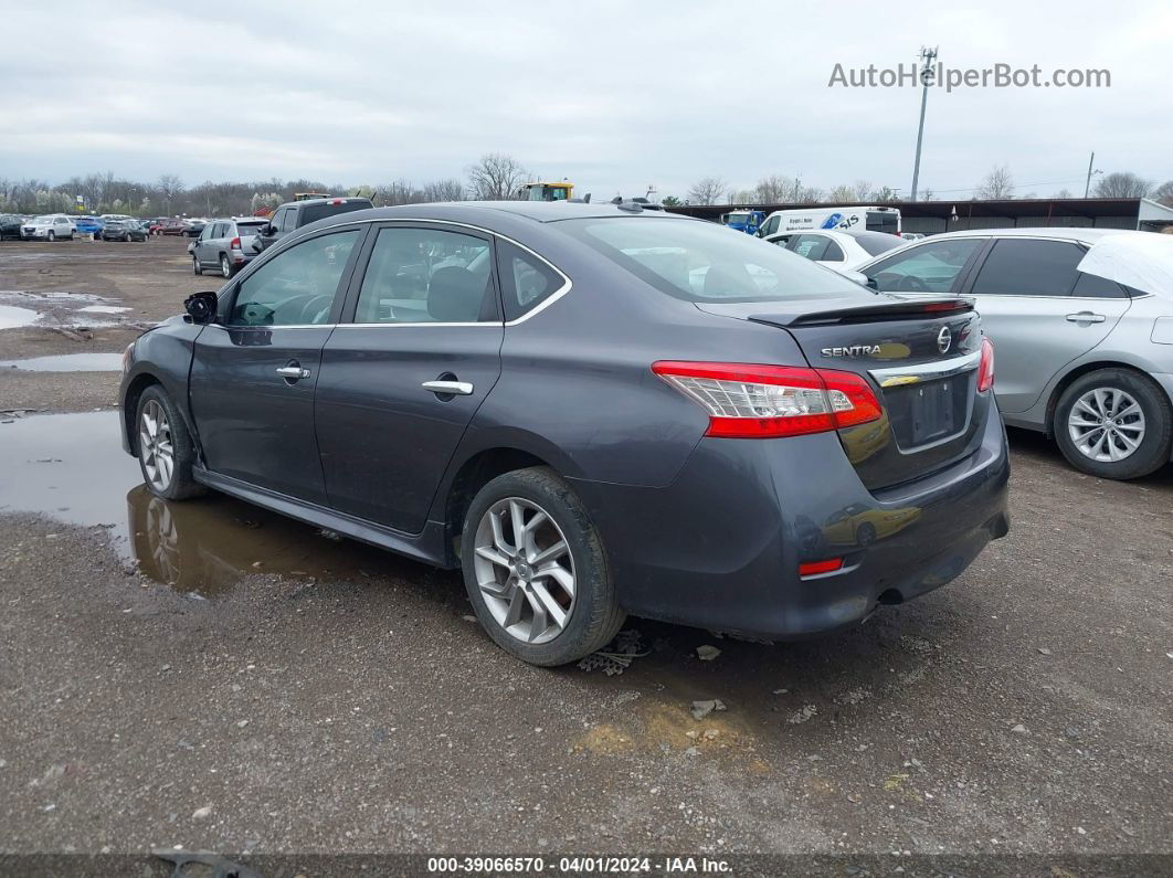 2015 Nissan Sentra Sr Blue vin: 3N1AB7AP1FY364738