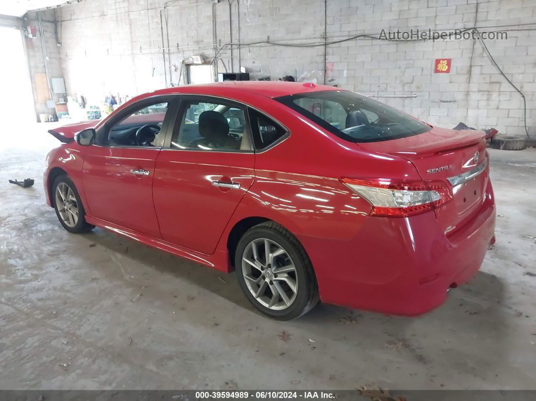 2015 Nissan Sentra Sr Red vin: 3N1AB7AP1FY374217