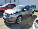 2015 Nissan Sentra S Gray vin: 3N1AB7AP1FY378798