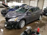 2015 Nissan Sentra S Gray vin: 3N1AB7AP1FY382883