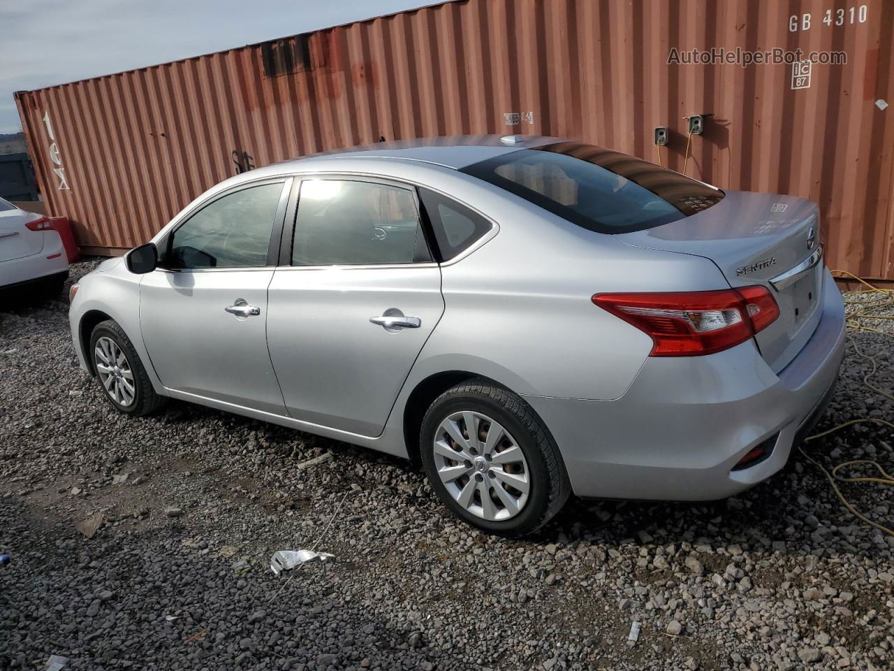 2016 Nissan Sentra S Silver vin: 3N1AB7AP1GL641063