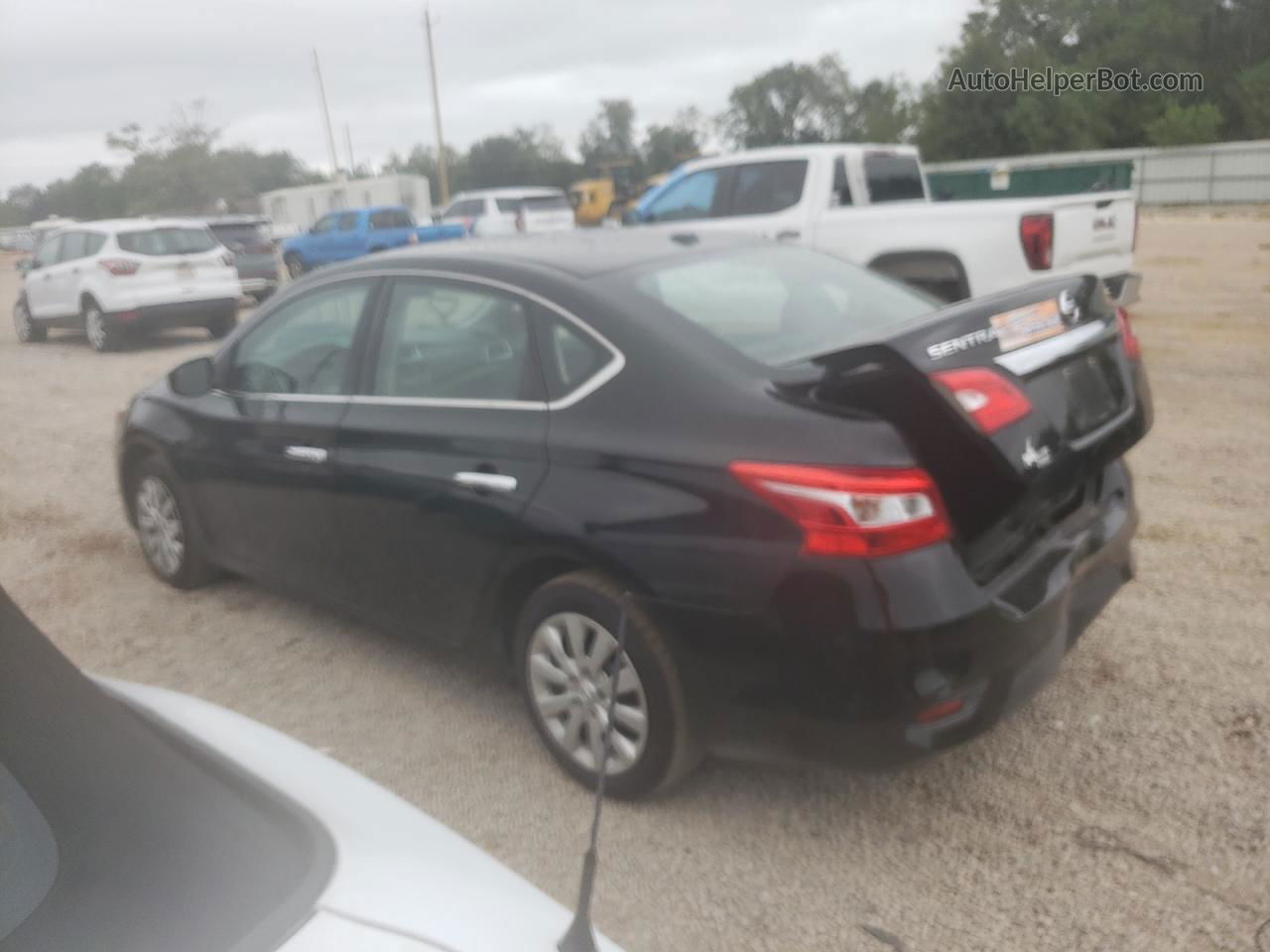 2016 Nissan Sentra S Black vin: 3N1AB7AP1GL646330