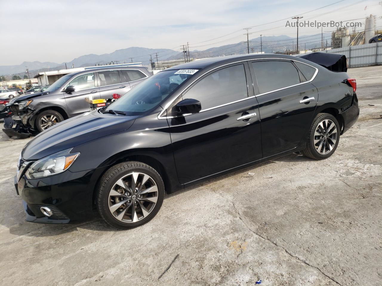 2016 Nissan Sentra S Black vin: 3N1AB7AP1GL664018