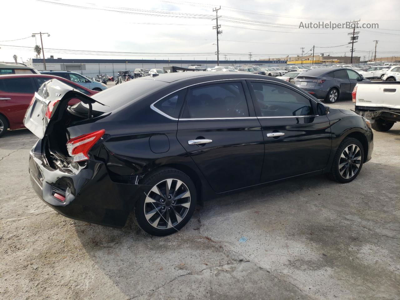 2016 Nissan Sentra S Black vin: 3N1AB7AP1GL664018