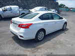 2016 Nissan Sentra Sv White vin: 3N1AB7AP1GY217451