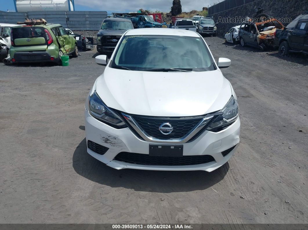 2016 Nissan Sentra Sv White vin: 3N1AB7AP1GY217451