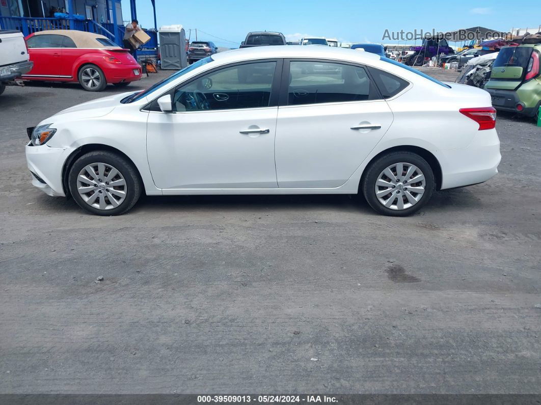 2016 Nissan Sentra Sv White vin: 3N1AB7AP1GY217451