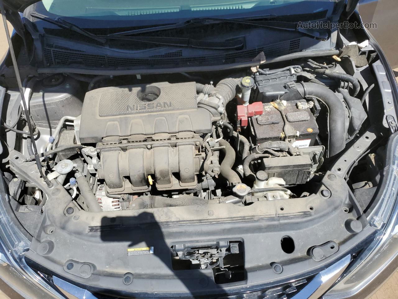 2016 Nissan Sentra S Серый vin: 3N1AB7AP1GY266536