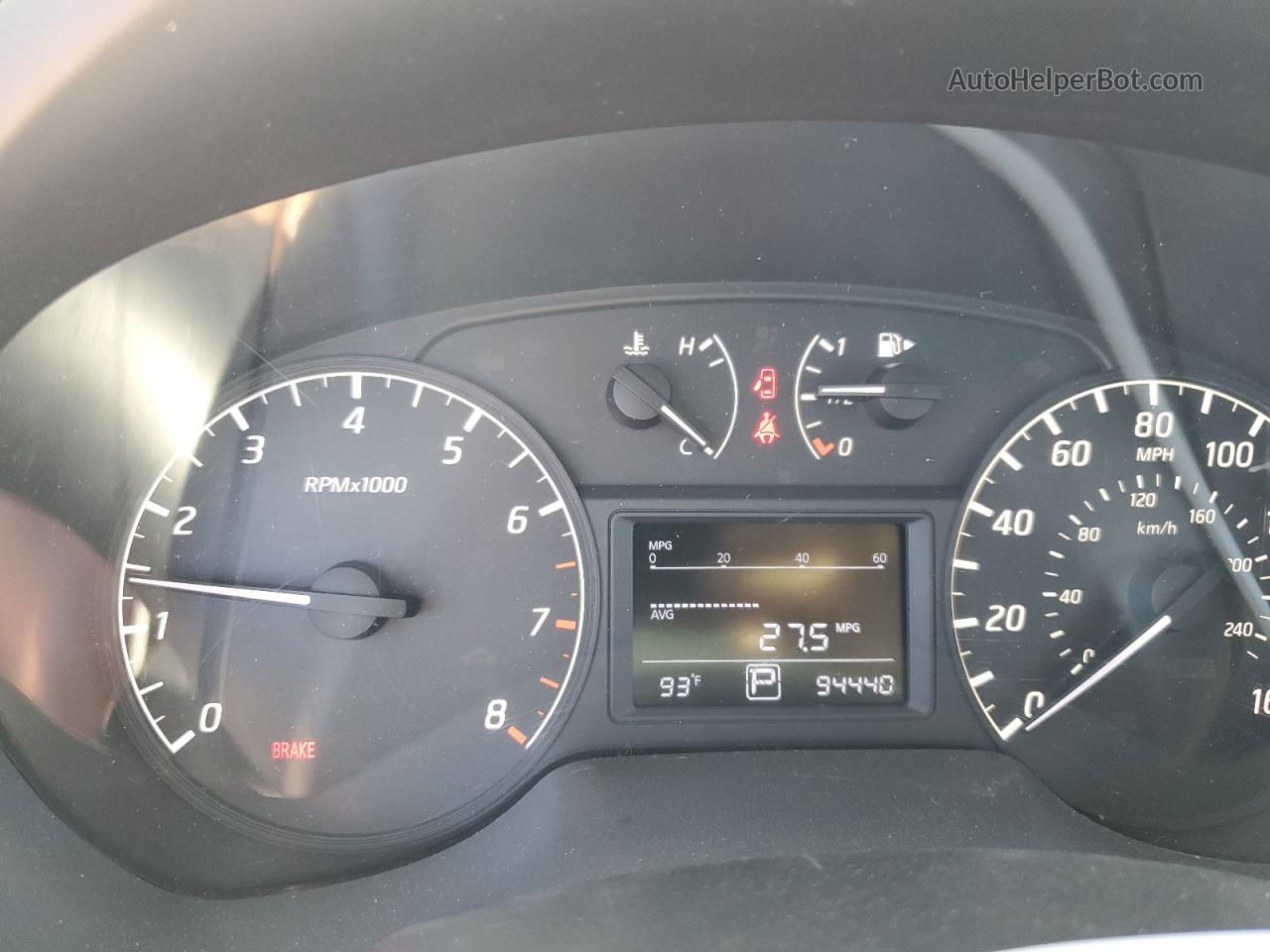 2016 Nissan Sentra S Серый vin: 3N1AB7AP1GY266536