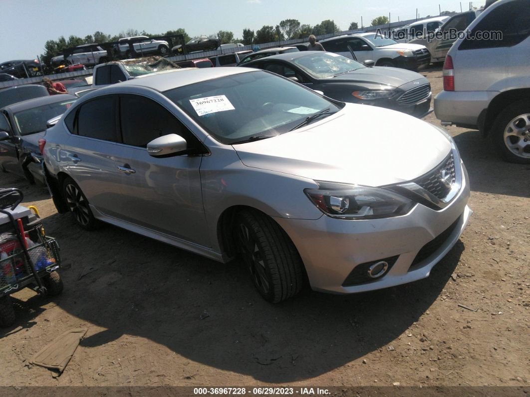 2016 Nissan Sentra Sr Silver vin: 3N1AB7AP1GY289282