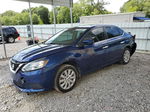 2016 Nissan Sentra S Blue vin: 3N1AB7AP1GY325052