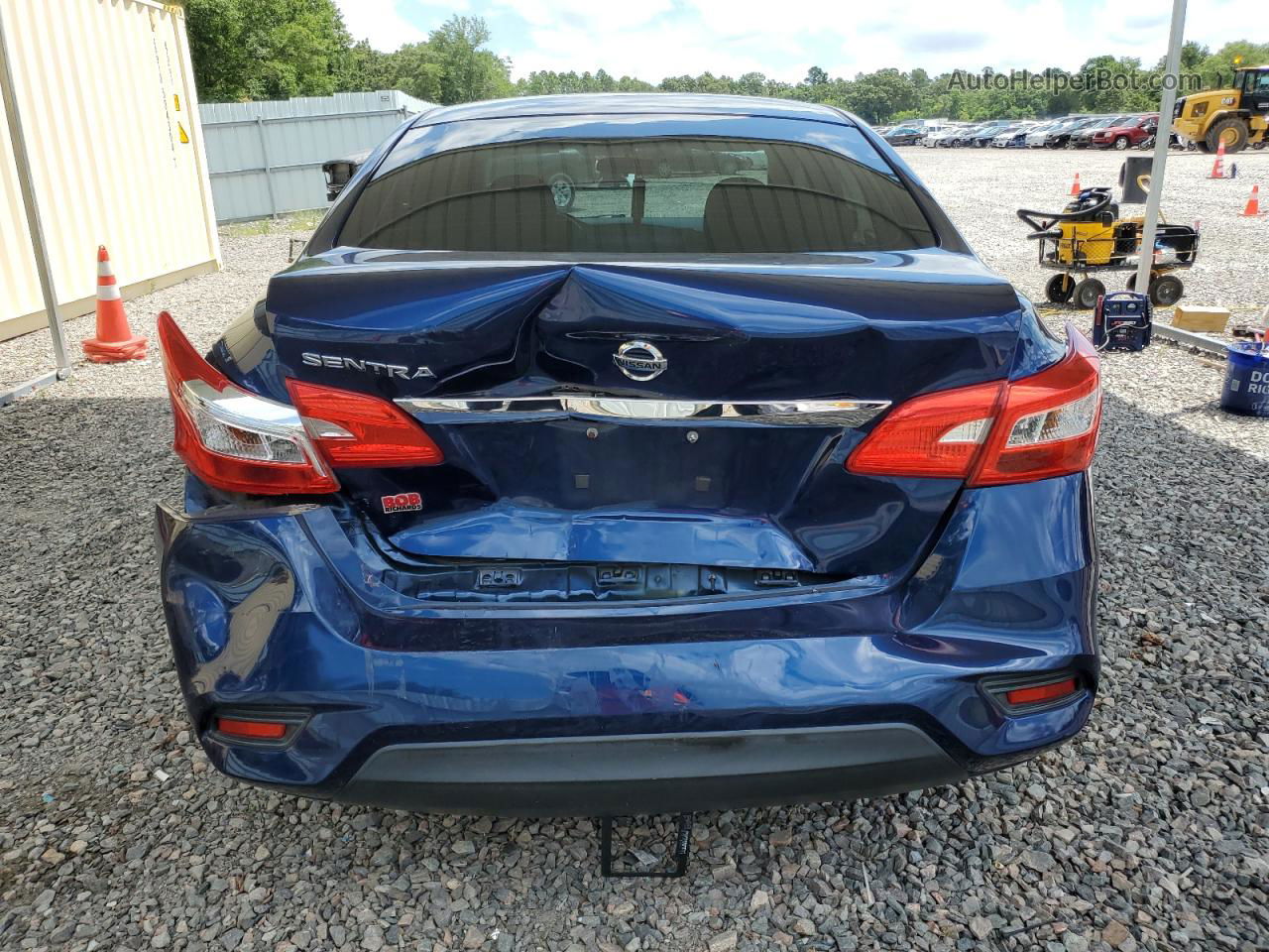 2016 Nissan Sentra S Blue vin: 3N1AB7AP1GY325052