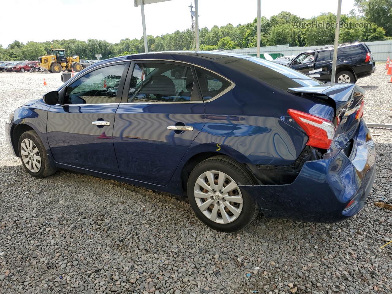 2016 Nissan Sentra S Blue vin: 3N1AB7AP1GY325052