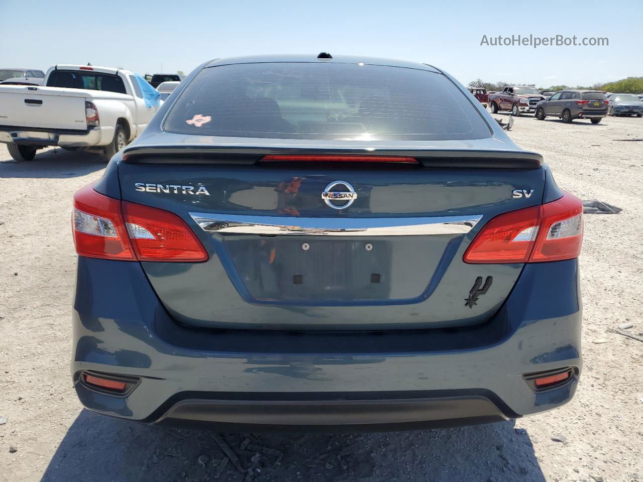 2016 Nissan Sentra S Синий vin: 3N1AB7AP1GY327450