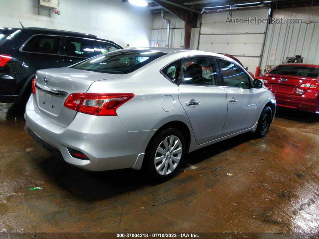 2016 Nissan Sentra S Silver vin: 3N1AB7AP1GY331966