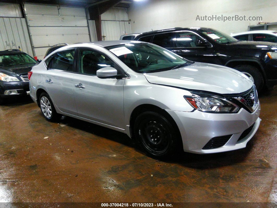 2016 Nissan Sentra S Silver vin: 3N1AB7AP1GY331966