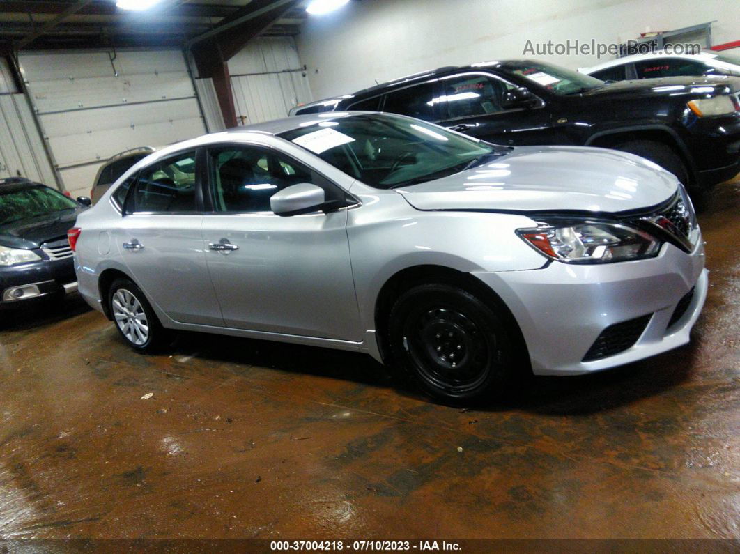 2016 Nissan Sentra S Silver vin: 3N1AB7AP1GY331966