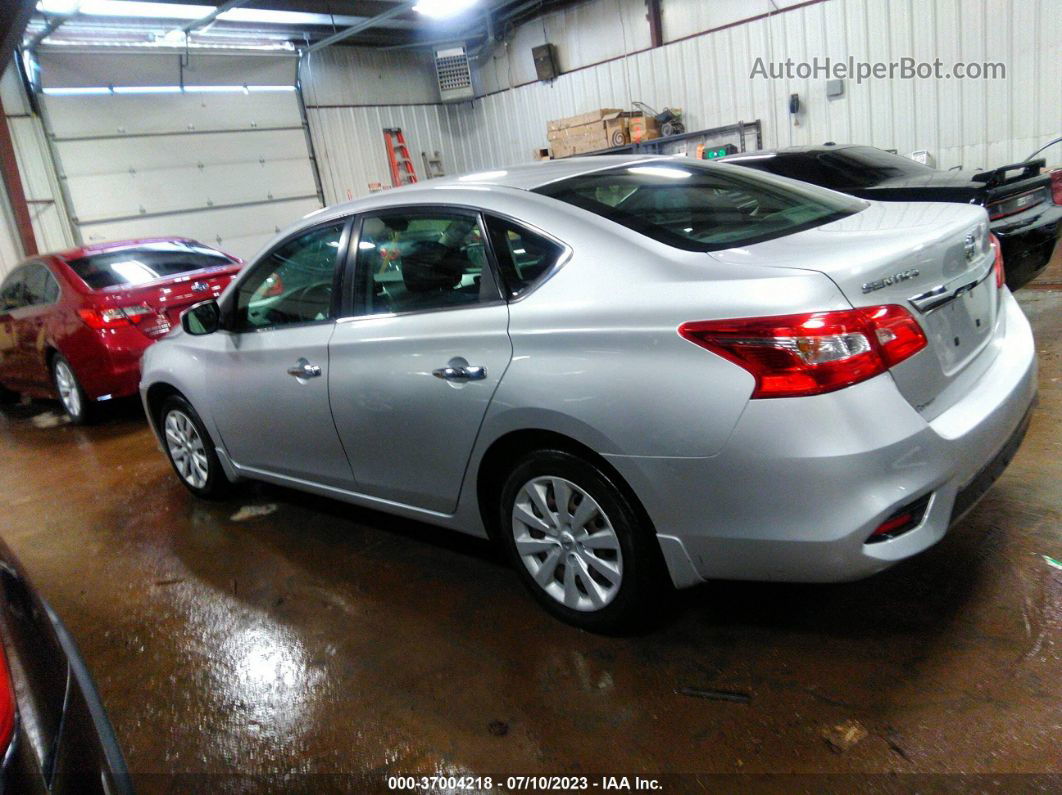 2016 Nissan Sentra S Silver vin: 3N1AB7AP1GY331966