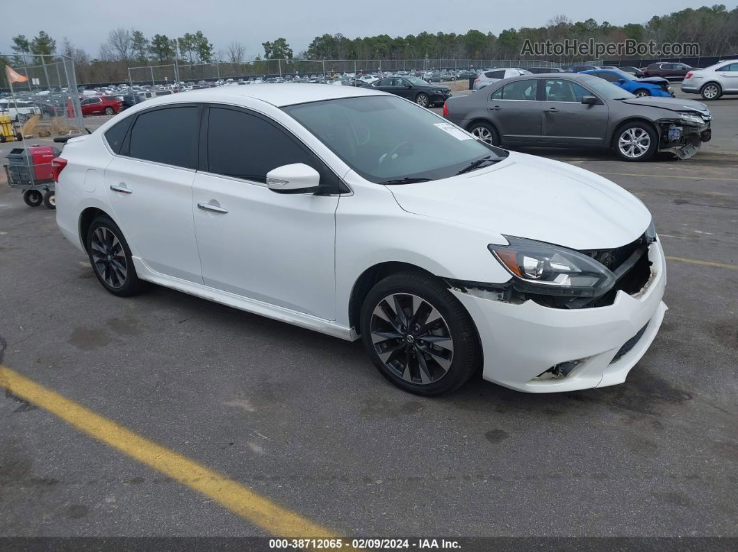 2016 Nissan Sentra Sr White vin: 3N1AB7AP1GY332227