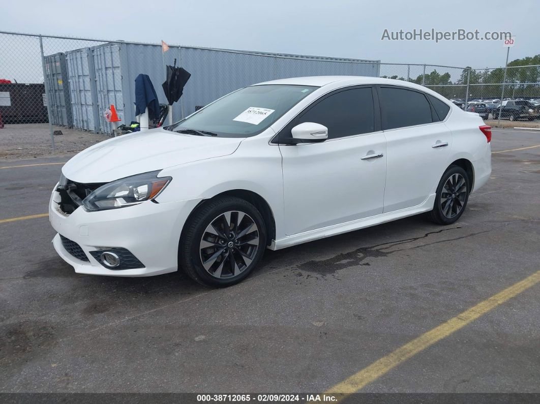 2016 Nissan Sentra Sr White vin: 3N1AB7AP1GY332227