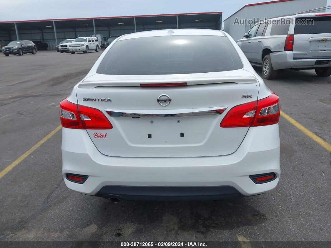 2016 Nissan Sentra Sr White vin: 3N1AB7AP1GY332227