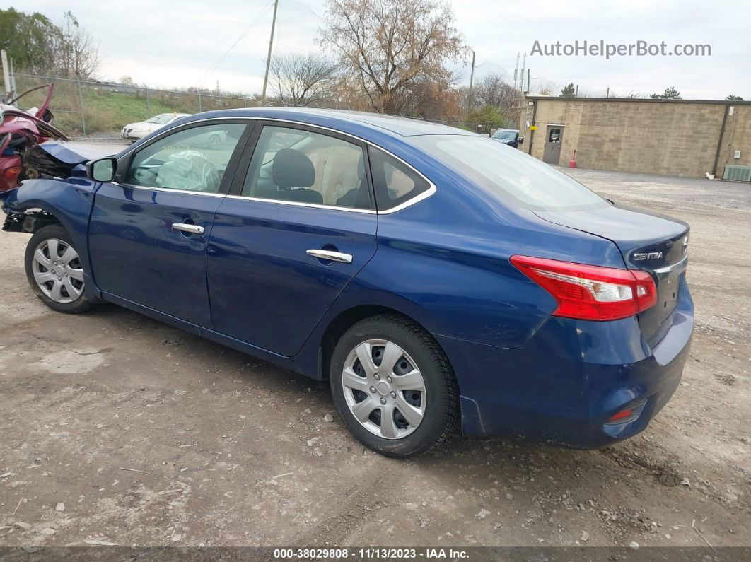 2016 Nissan Sentra S Blue vin: 3N1AB7AP1GY335189